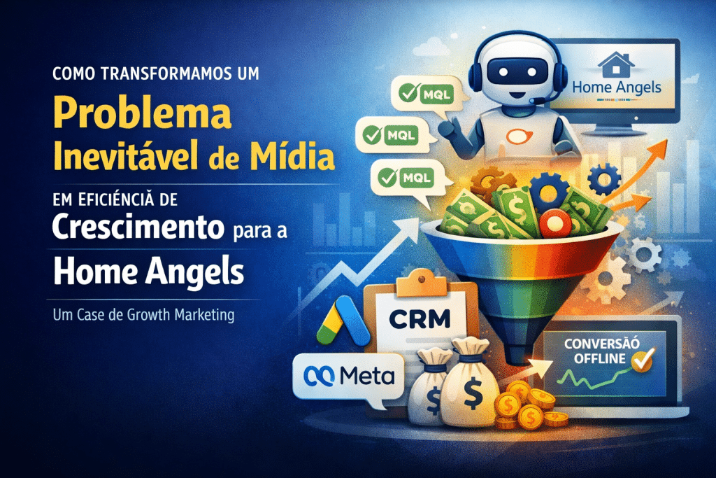 Crescimento nem sempre é gastar mais, é estruturar melhor Este case prova que nem todo problema de marketing se resolve aumentando o orçamento. A resposta costuma estar na tecnologia aplicada ao funil e na visão estratégica de dados.